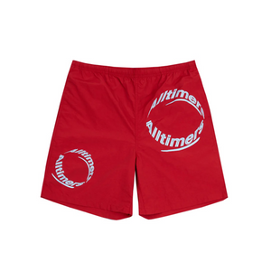 Alltimers - Draino Swim Shorts (Dark Red)