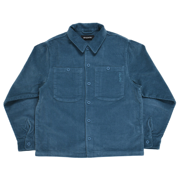 Quasi Montauk Long Sleeve Button Up Shirt - Ocean