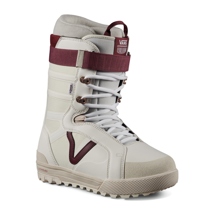 Vans Hi-Standard Pro X Benny Urban Snowboard Boots 2024 - Marshmallow/Burgundy