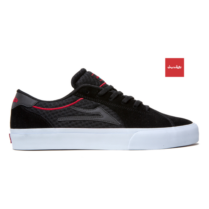 Lakai Flaco II Shoe (Black/Red)