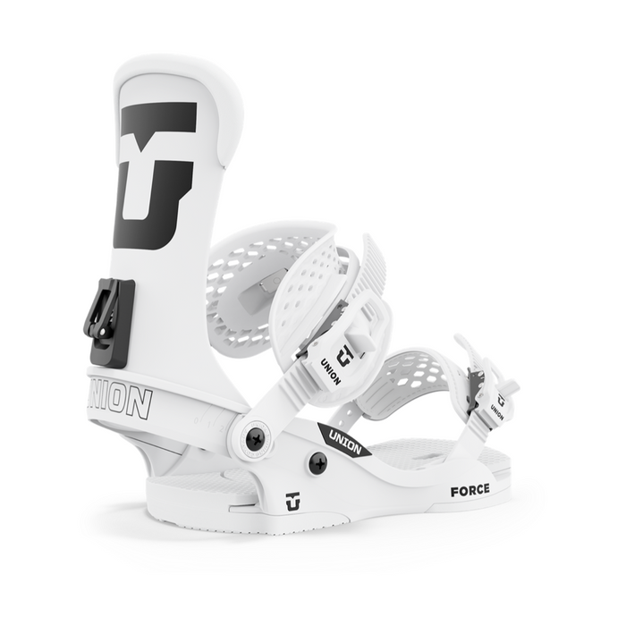 Union Force Classic Snowboard Bindings 2024 - (Team Logo) White