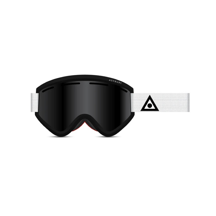 Ashbury Blackbird Snowboard Goggles + Bonus Lens (White Triangle)
