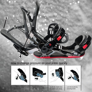 GNU Cheeter Snowboard Bindings 2024