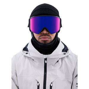 Anon M4S MFI Snowboard Goggles (Cylindrical) 2024 - Black