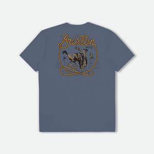 Brixton - Omaha Tailored Tee (Flint Blue)