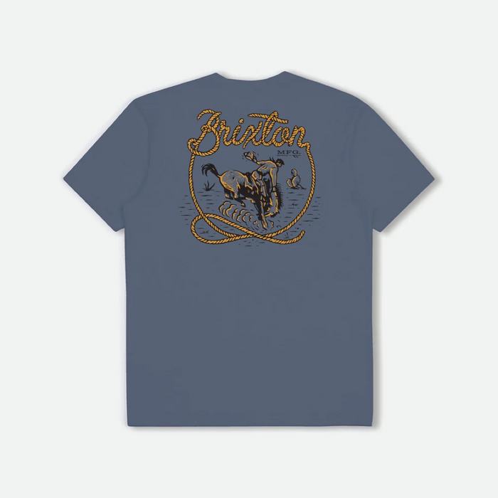 Brixton - Omaha Tailored Tee (Flint Blue)