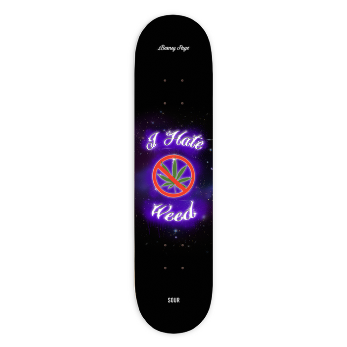 SOUR Barney Hater Deck - 8.25