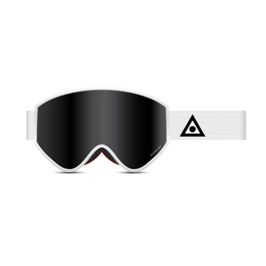 Ashbury A12 Snowboard Goggles + Bonus Lens (White Triangle)