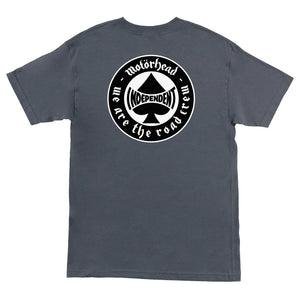Independent Motorhead Spade  Heavyweight Tee - Charcoal