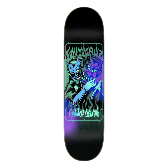Santa Cruz Delfino Devil Mask Pro Deck - 8.25