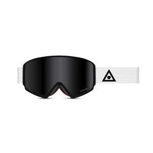Ashbury Arrow Snowboard Goggles + Bonus Lens (White Triangle)