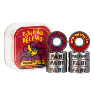 Bronson Fabiana Delfino Pro G3 Skateboard Bearings