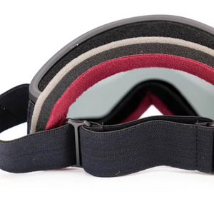 Ashbury Blackbird Snowboard Goggles + Bonus Lens (Red Flame)