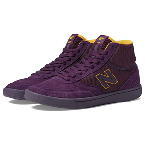 New Balance Numeric 440 High Shoe - Purple with Yellow