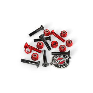 Independent - Genuine Parts 1in Phillips Hardware Set (Black/Red)