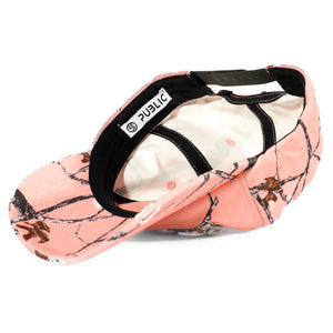 Public Collegiate Cap - Pink Camo
