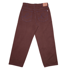 Hoddle 16oz Denim Ranger Jean (Brown, Blue Stitching)