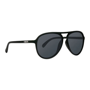 Cassette Apollo Sunglasses (Matte Black, Polarized Smoke Lens)