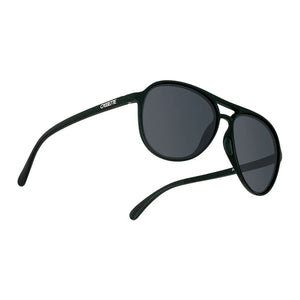 Cassette Apollo Sunglasses (Matte Black, Polarized Smoke Lens)
