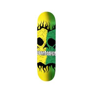 Baker Reynolds Rasta Skull Deck - 8.38