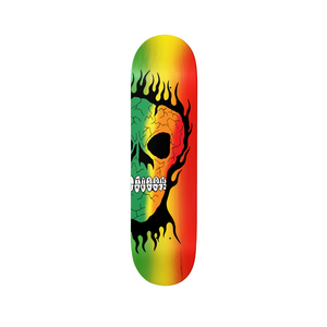 Baker Tyson Rasta Skull Deck - 8.25