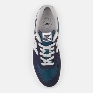 New Balance Numeric 574 Vulc Shoe - Navy with Grey