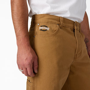 Dickies x Thrasher Double Knee Pant - Brown