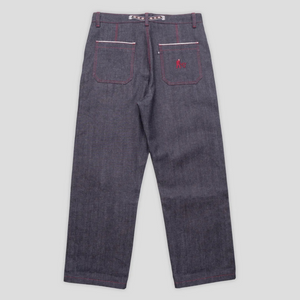 Pass~Port & Evisen Selvedge Denim Workers Club Pant (Raw Denim)