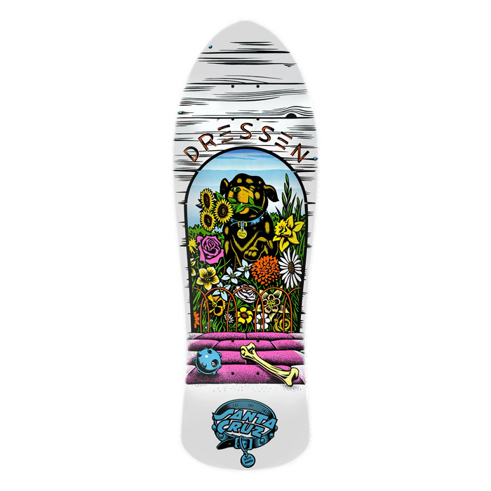 Santa Cruz Dressen Pup Reissue Deck - 9.5