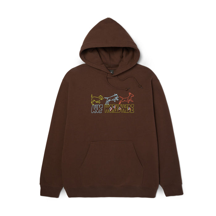 Huf Fetch Pullover Hoodie - Chocolate