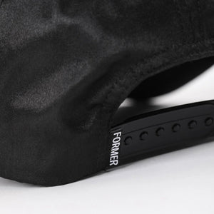 Former Puncture Satin Cap (Black)