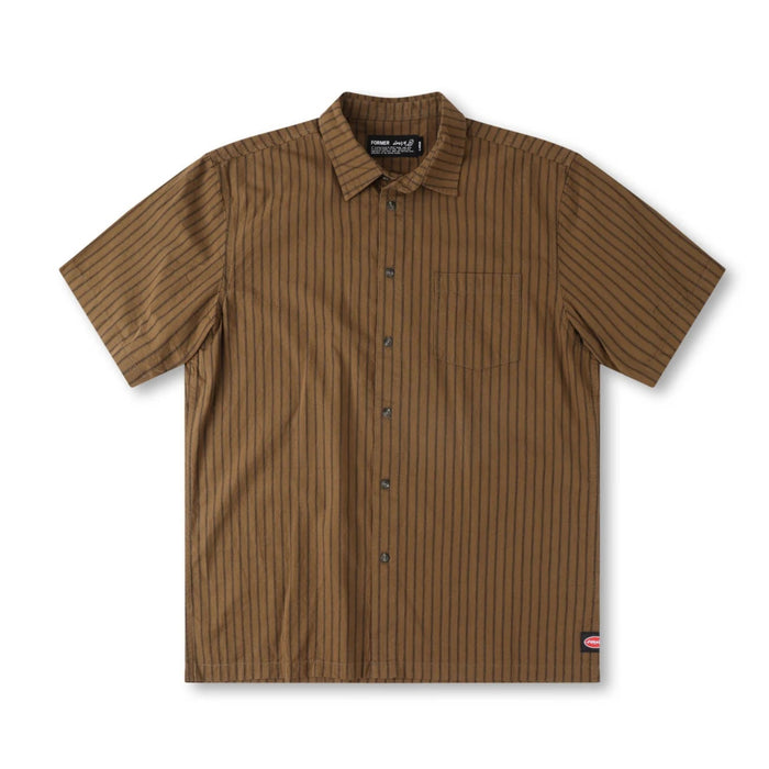 Former reynolds Stripe Shirt - Bark