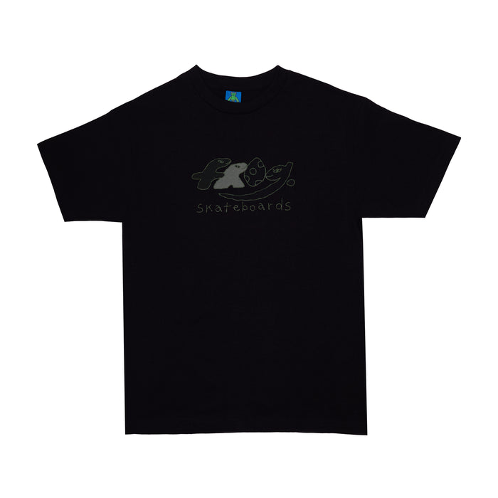 Frog Dino Logo Tee (Black)