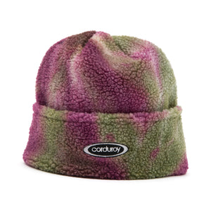 Corduroy Fleece Beanie - Tie Dye