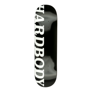 Hardbody Logo Black and White Deck 8.38