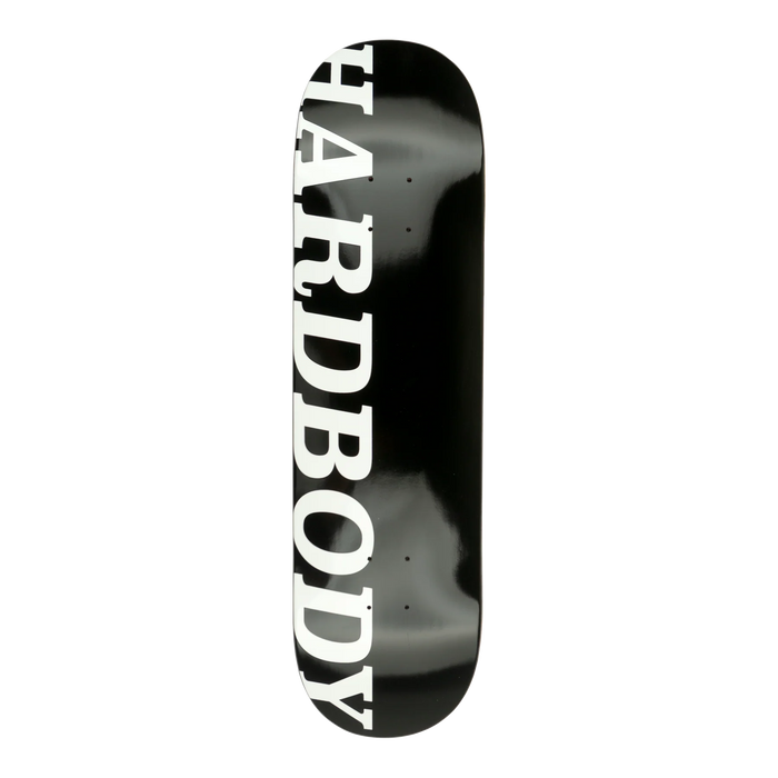 Hardbody Logo Black and White Deck 8.38