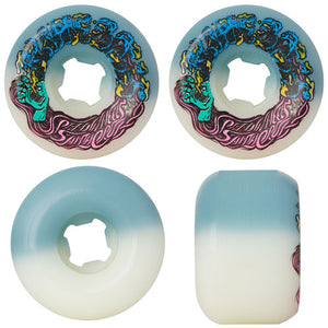 Slime Balls Hairballs 54mm 95a Wheels (White / Teal)