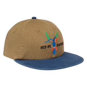 Sci-Fi Fantasy Humming Bird Hat (Olive/Navy)