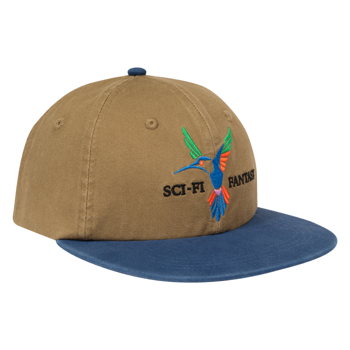 Sci-Fi Fantasy Humming Bird Hat (Olive/Navy)