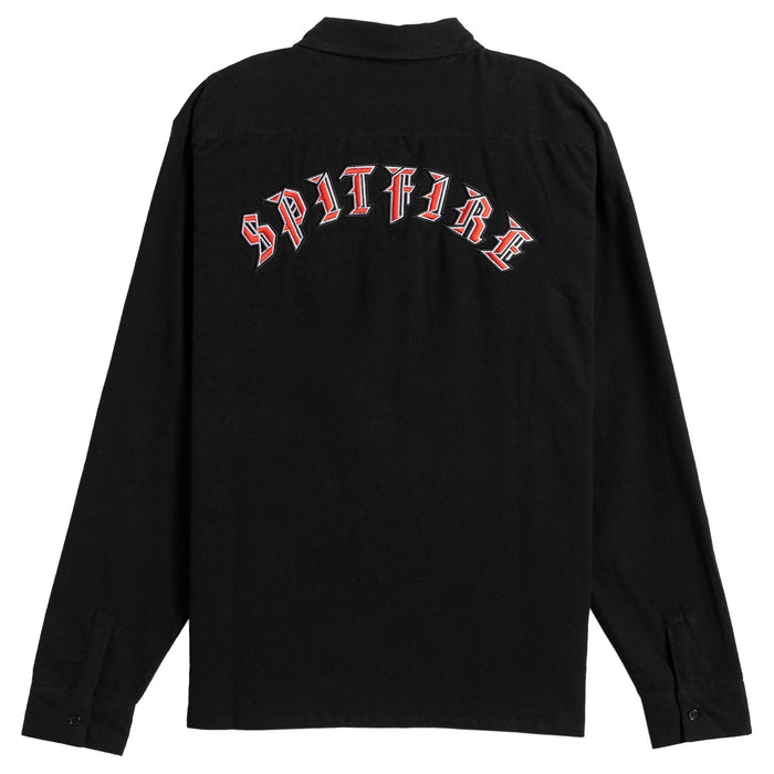 Spitfire Old E Embroidred Flannel
