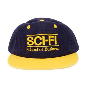 Sci-Fi FantasySchool of Business Hat (Navy/Yellow)