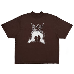 Life’s Lighter Than Grey Tunnel Tee - Chocolate