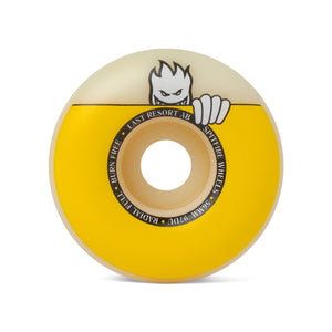 Last Resort AB x Spitfire Formula Four Radial Full Wheels (Yellow) 97A