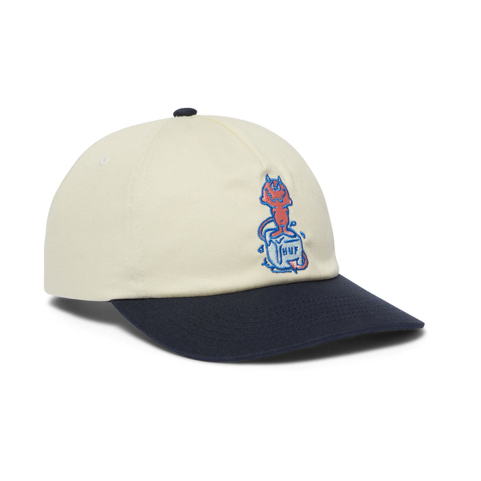 Huf Melt 5 Panel Cap (Natural)