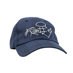 Frog Plaid G Hat (Navy)