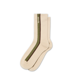 Polar Side Stripe Business Socks - Beige