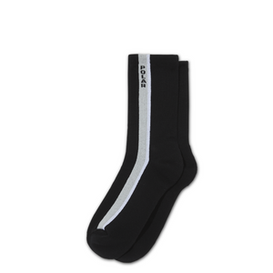 Polar Side Stripe Business Socks - Black