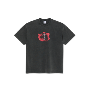 Polar Metal Logo Tee - Silver Black