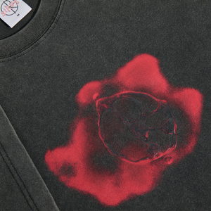 Polar Metal Logo Tee - Silver Black