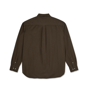 Polar Ben Poplin Longsleeve Shirt (Brown)